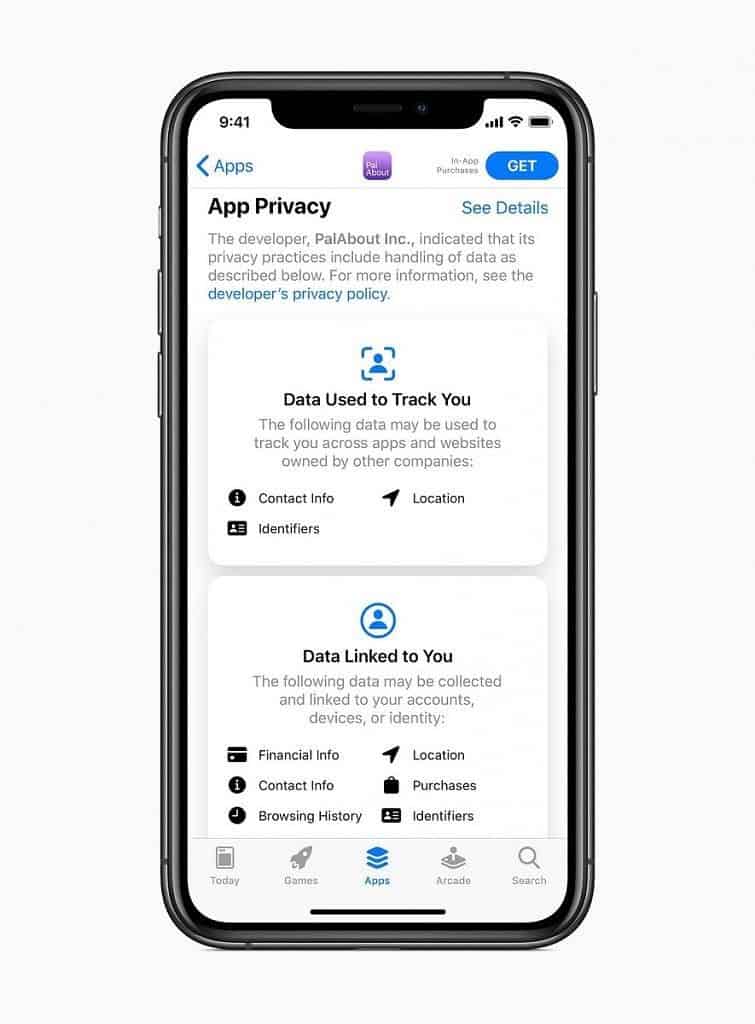 iOS 14 privacy appstore