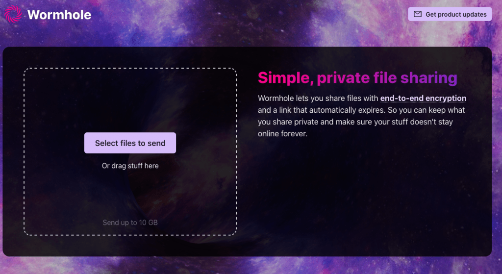 wormhole.app privacy