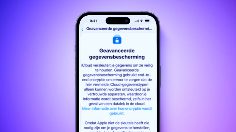 geavanceerde gegevensbescherming apple